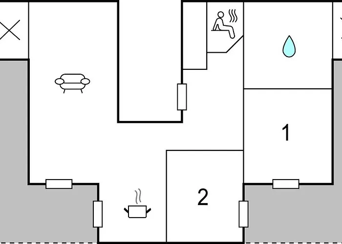 شقة Lovely In With Sauna *